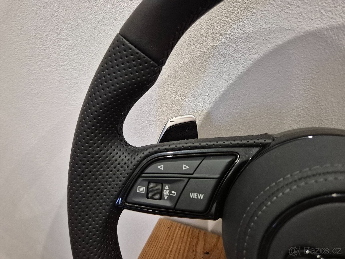 AUDI SLINE VOLANT MULTIFUNKCNY S PÁDLAMI A3 A4 A5 A6 Q5 Q7 - 7