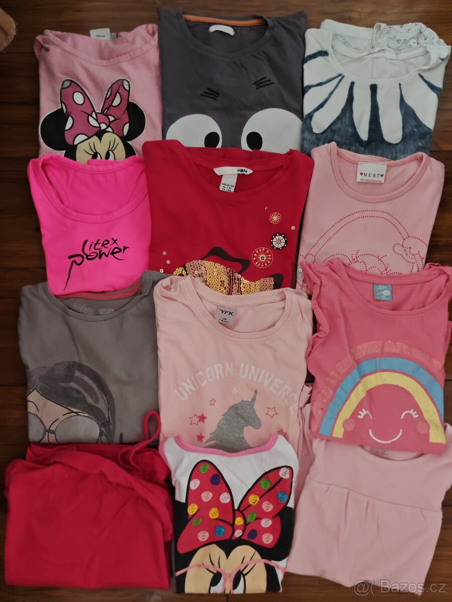 Dívčí oblečení vel. 122/128, 58 ks - 7