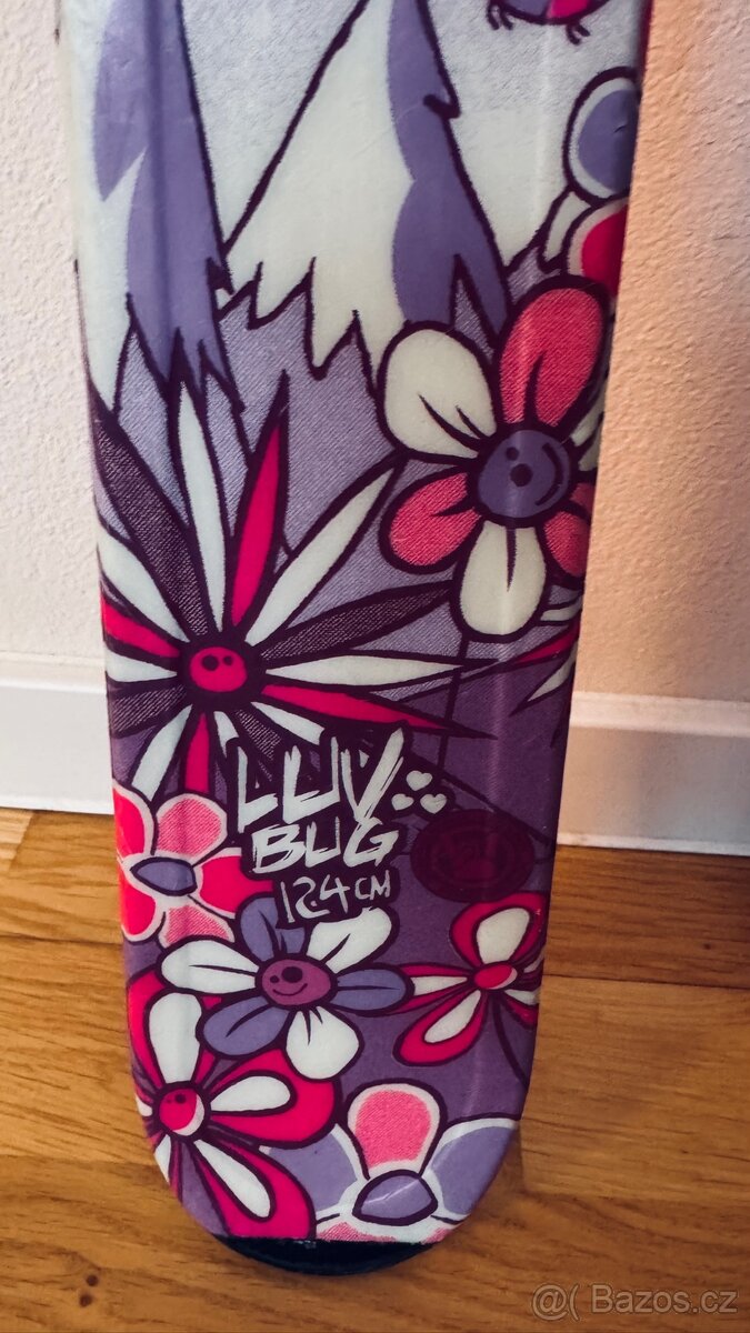 Prodám dívčí lyže K2 Luv Bug 124 cm - 7