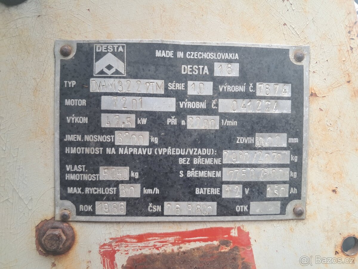 PRODEJ - terénní DESTA 3,5 t s otočí 180 ° - 7