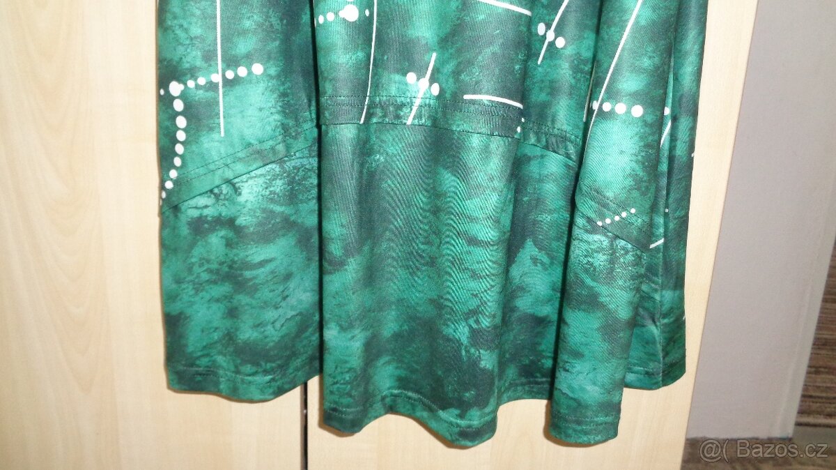 Zelené šaty NOVÉ vel.přibl.48 - 7