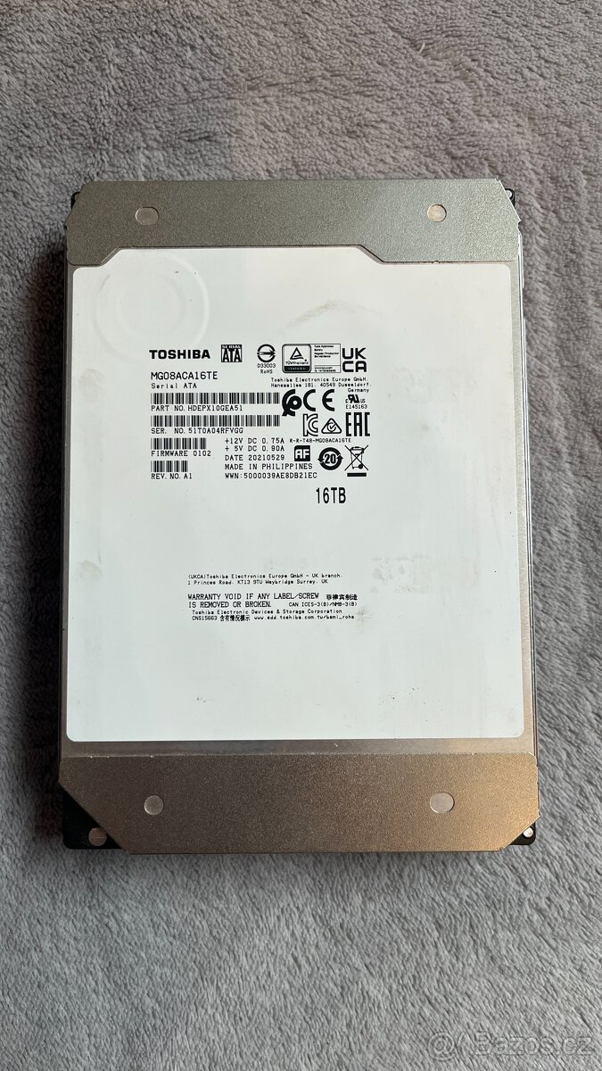 Pevné disky, HDD, 6TB, 10TB, 12TB, 14TB, 16TB - 7