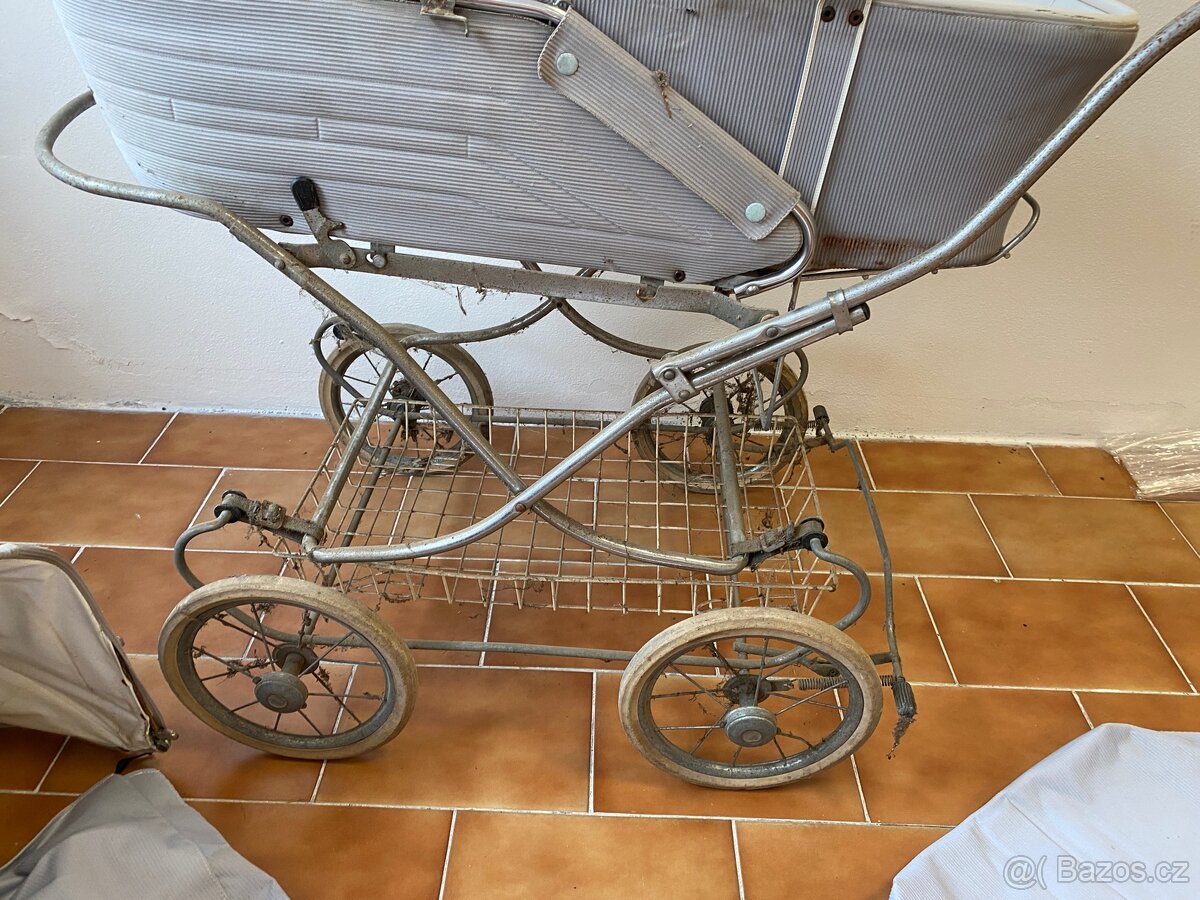 Retro kočárek Liberta + druhý zdarma - 7