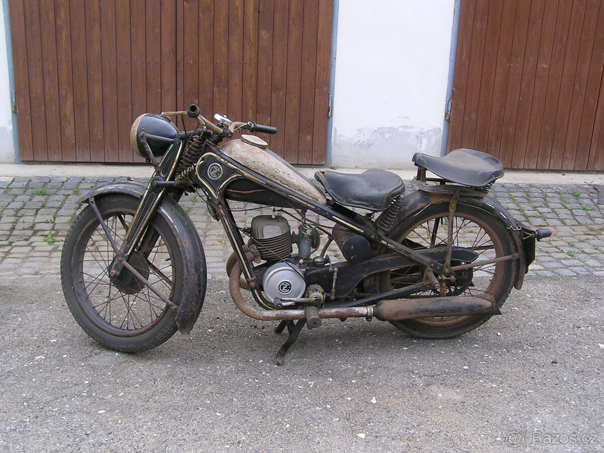 ČZ 175 předválečná - původní nikdy neren. stav, doklady CZ - 7
