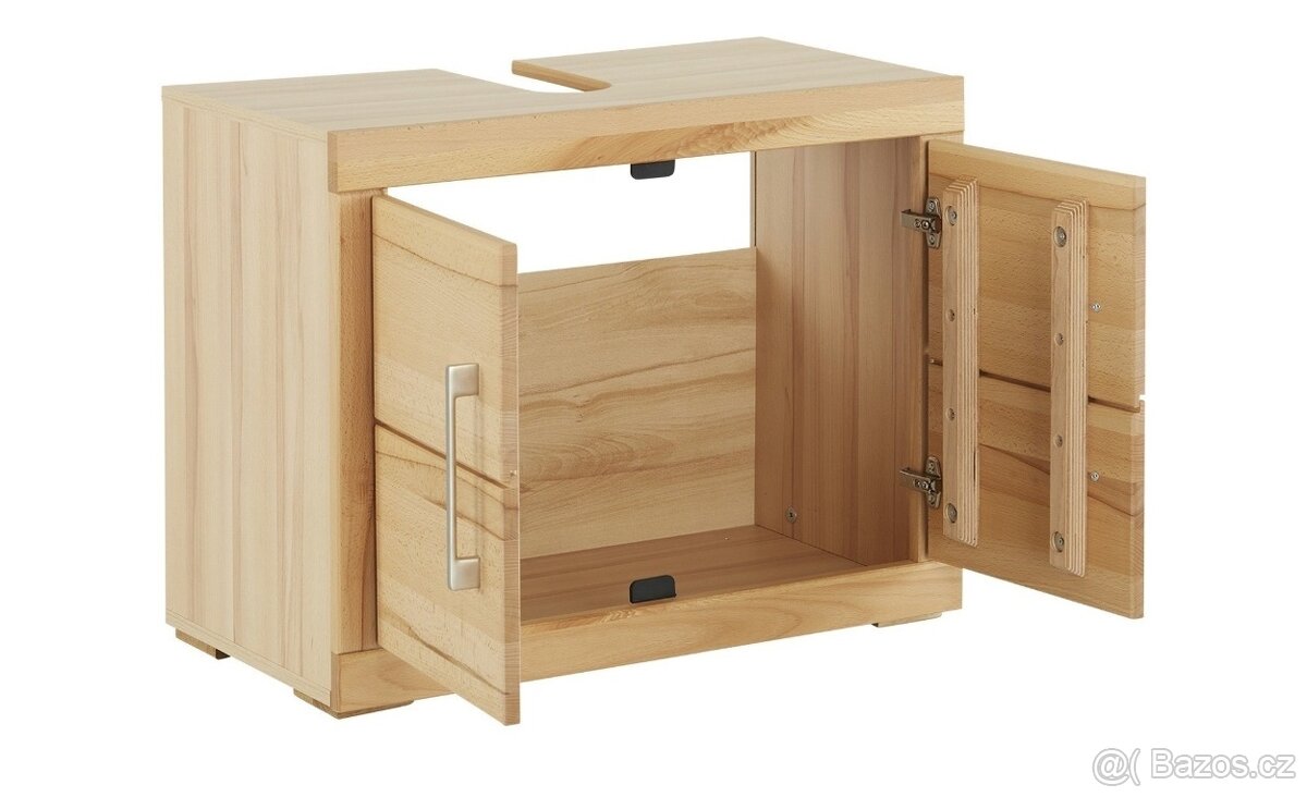 Koupelnová skříňka pod umyvadlo z masivu Buk Berlin - 7