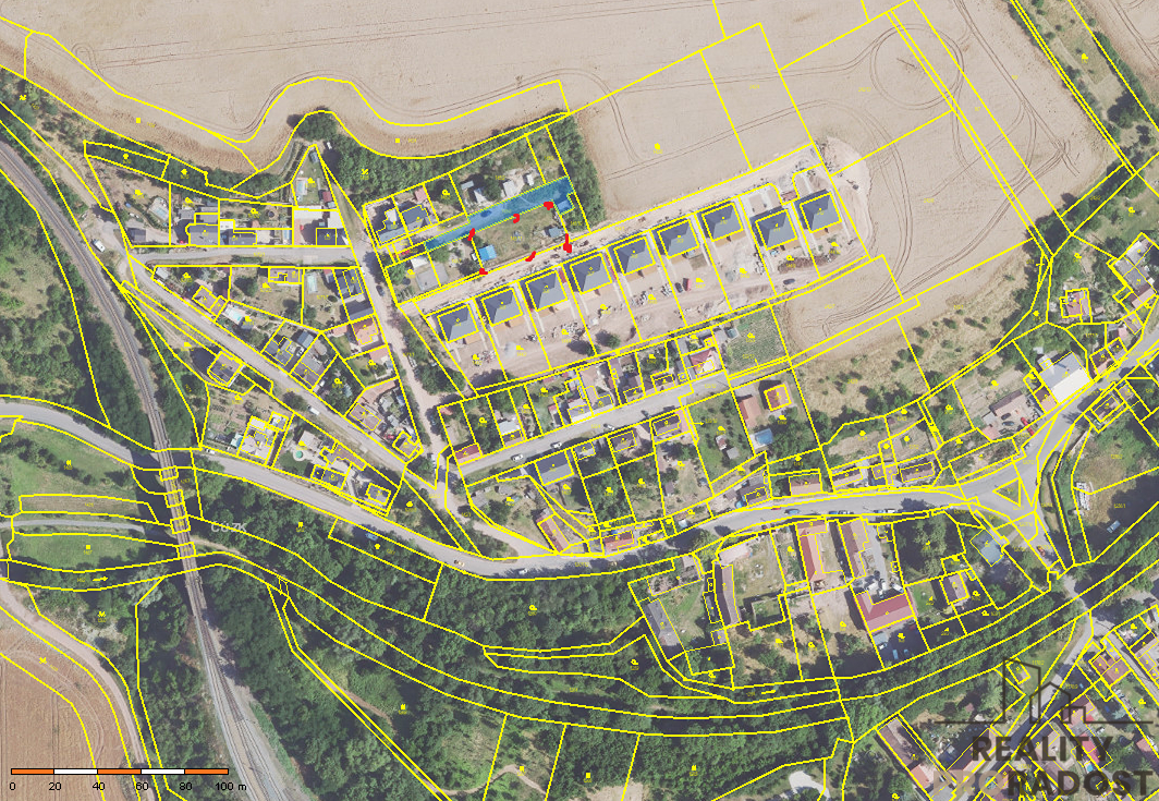 Prodej stavebního pozemku v osobním vlastnictví v Podlešíně, - 7