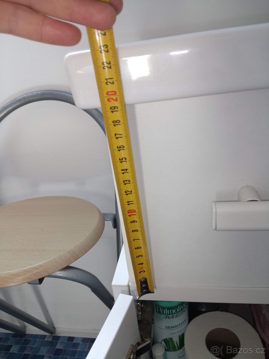 umyvadlo Cersanit 80x45cm + koupelnová skříňka IKEA - 7