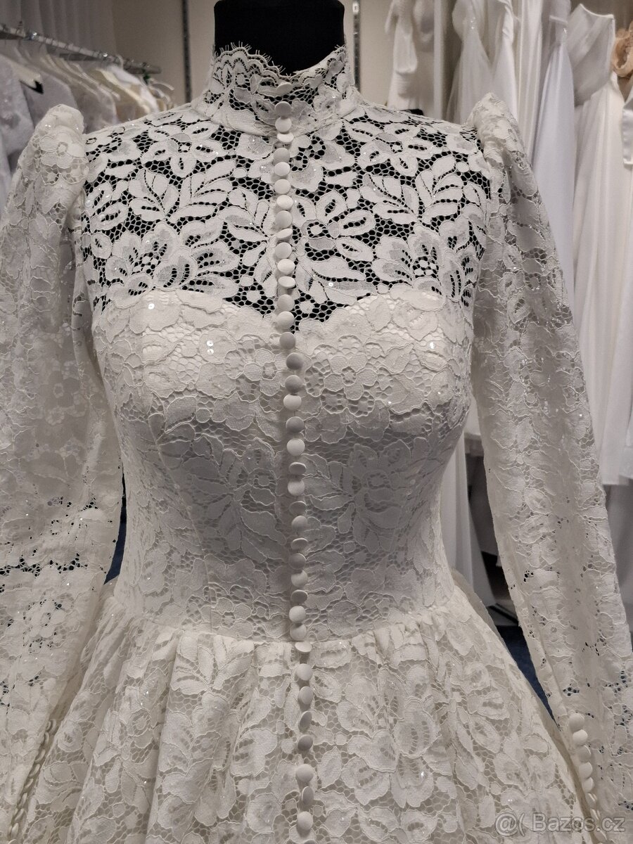 Svatebni saty velikost 38 - 7