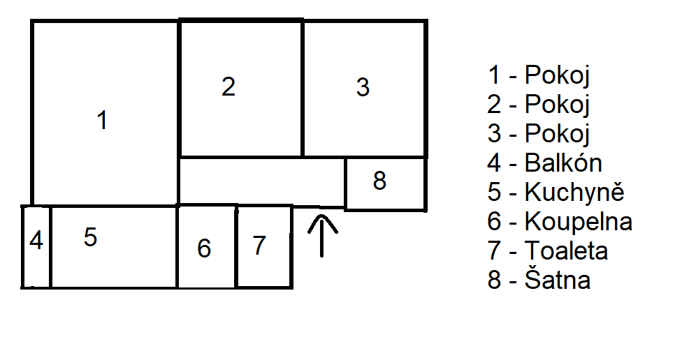 Pronájem pokoje v bytě 3+1, Brno-Štýřice - 7
