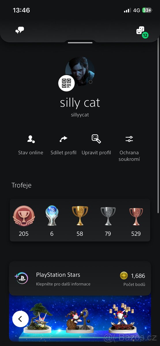 Prodám svůj CZ PlayStation Network účet s velkým množstvím d - 7