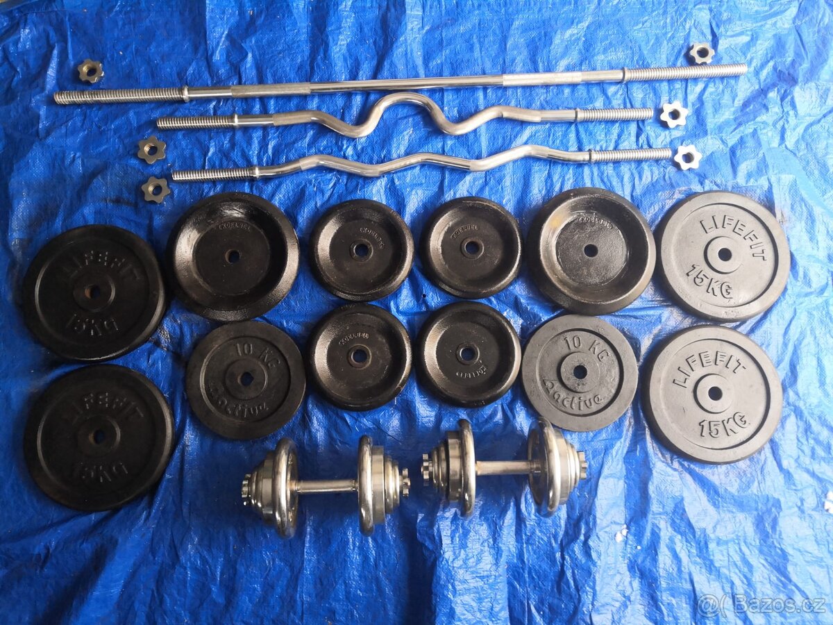 Posilovací sada 220kg - 7