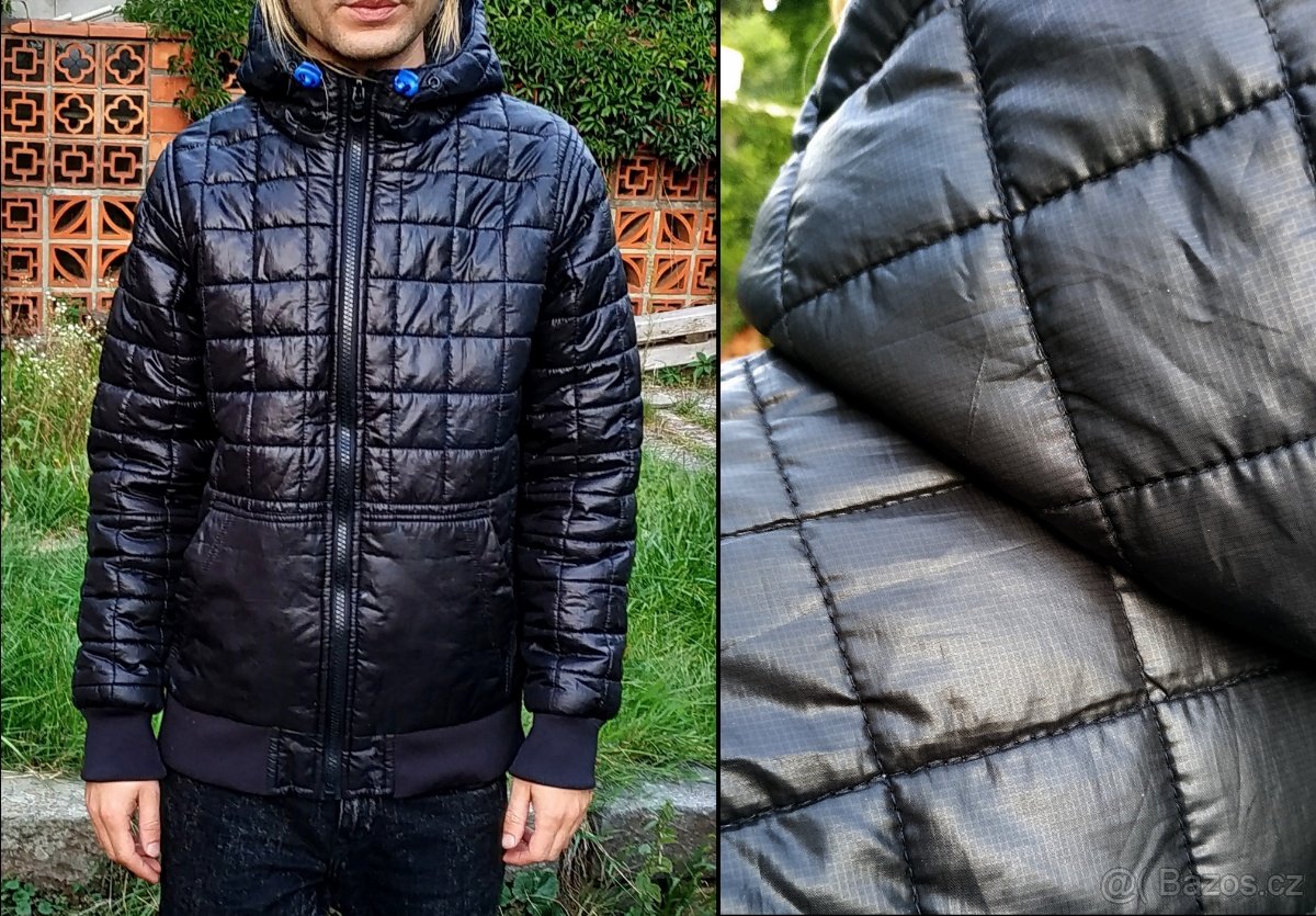 Zimní pánská bunda s kapucí vel. M - 7