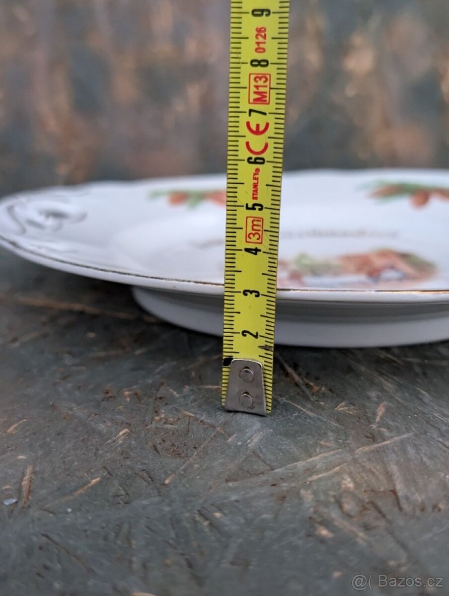 Starobylý servírovací talíř, Kauffhaus... - 7