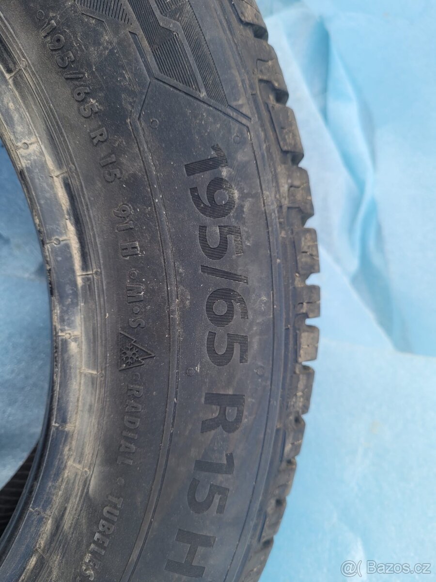 Celoroční pneu M+S 9mm 195/65/15 - 7