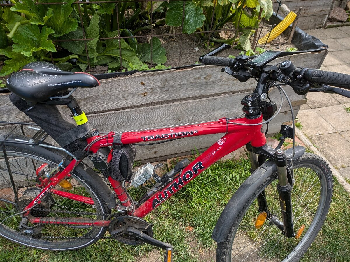 Horské dámské kolo Author přestavěné na elektrokolo - 7