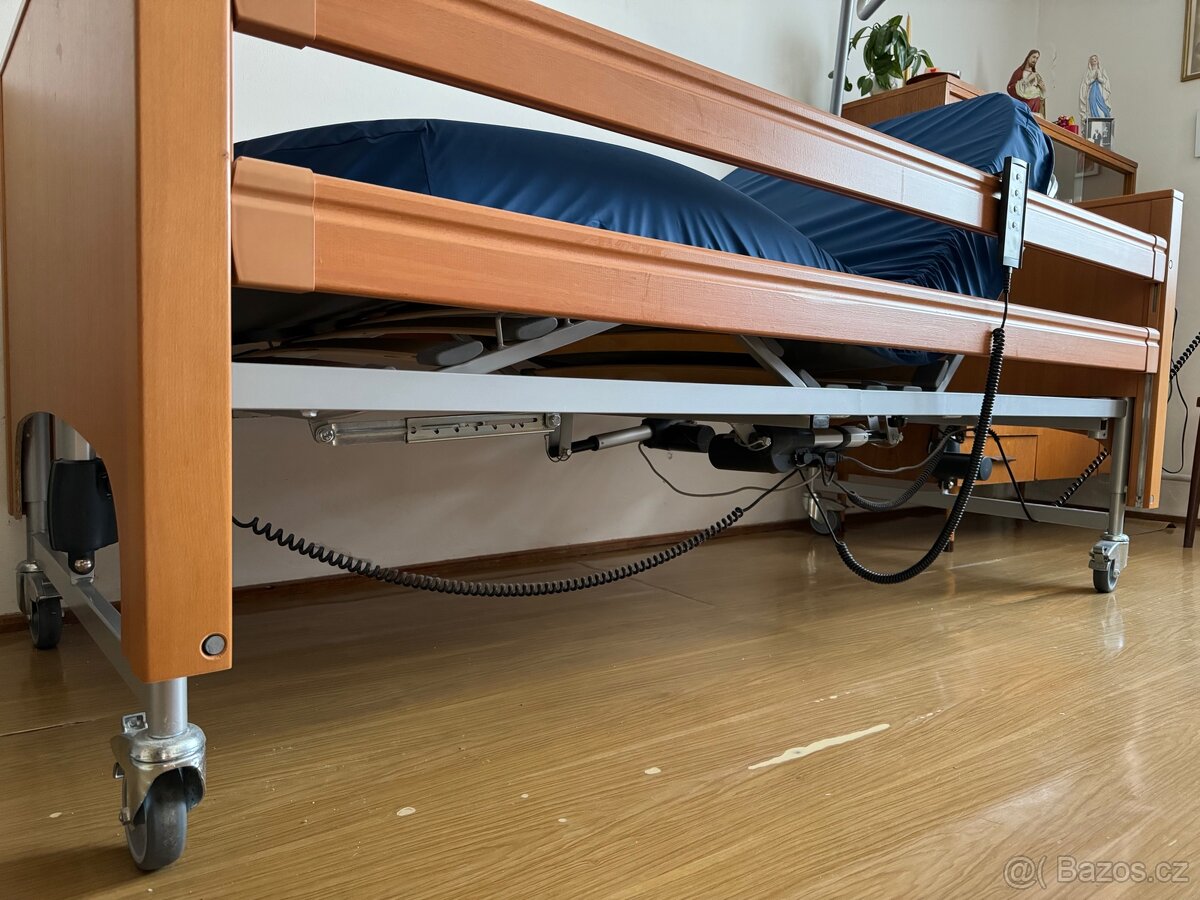 El. polohovací lůžko včetně matrace s obalem - 7