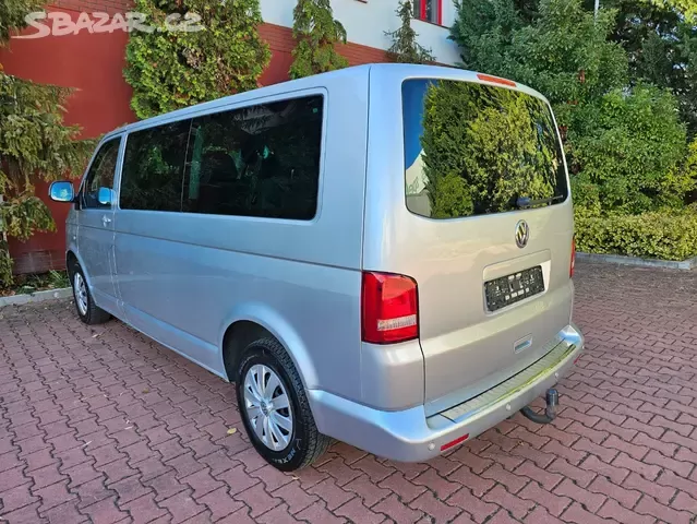 VW T5 Caravelle 2.0TDI 103kW,4x4,Long,Tažné,Webast,7.Sedadel - 7