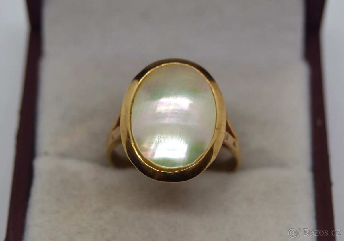 Zlatý prsten s perletí - 7