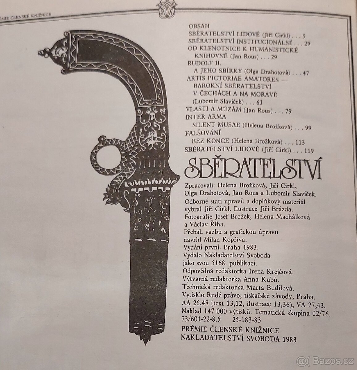 Sběratelství, kol. aut., 1983 - 7