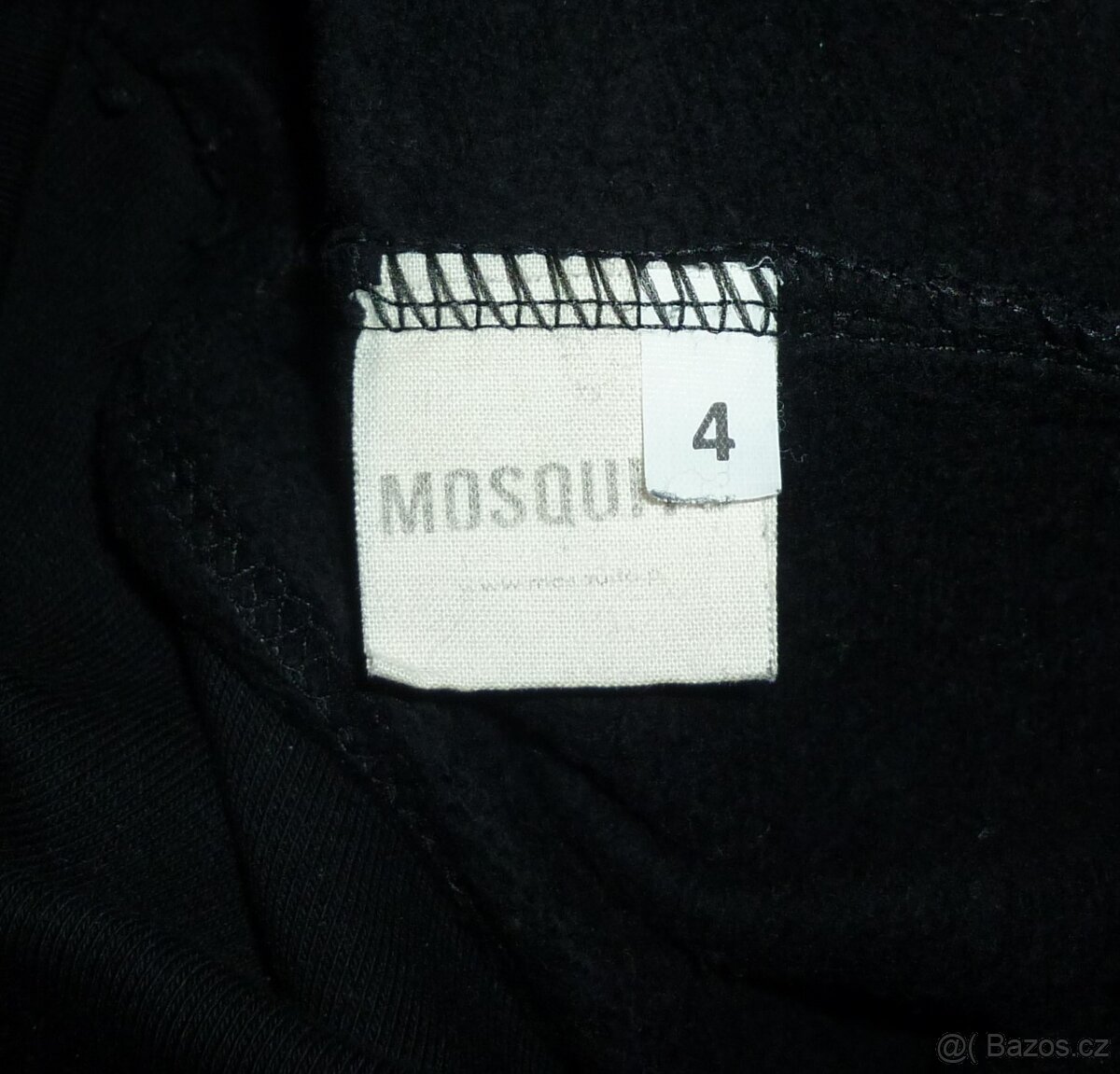 Černá dámská delší mikina Mosquito - 7