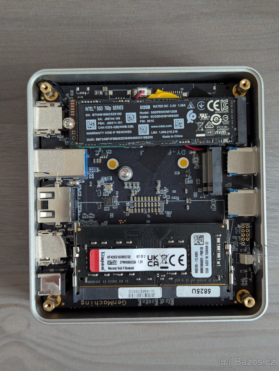 Prodám Mini PC - 16GB RAM, 512GB SSD, AMD Ryzen 7 - 7