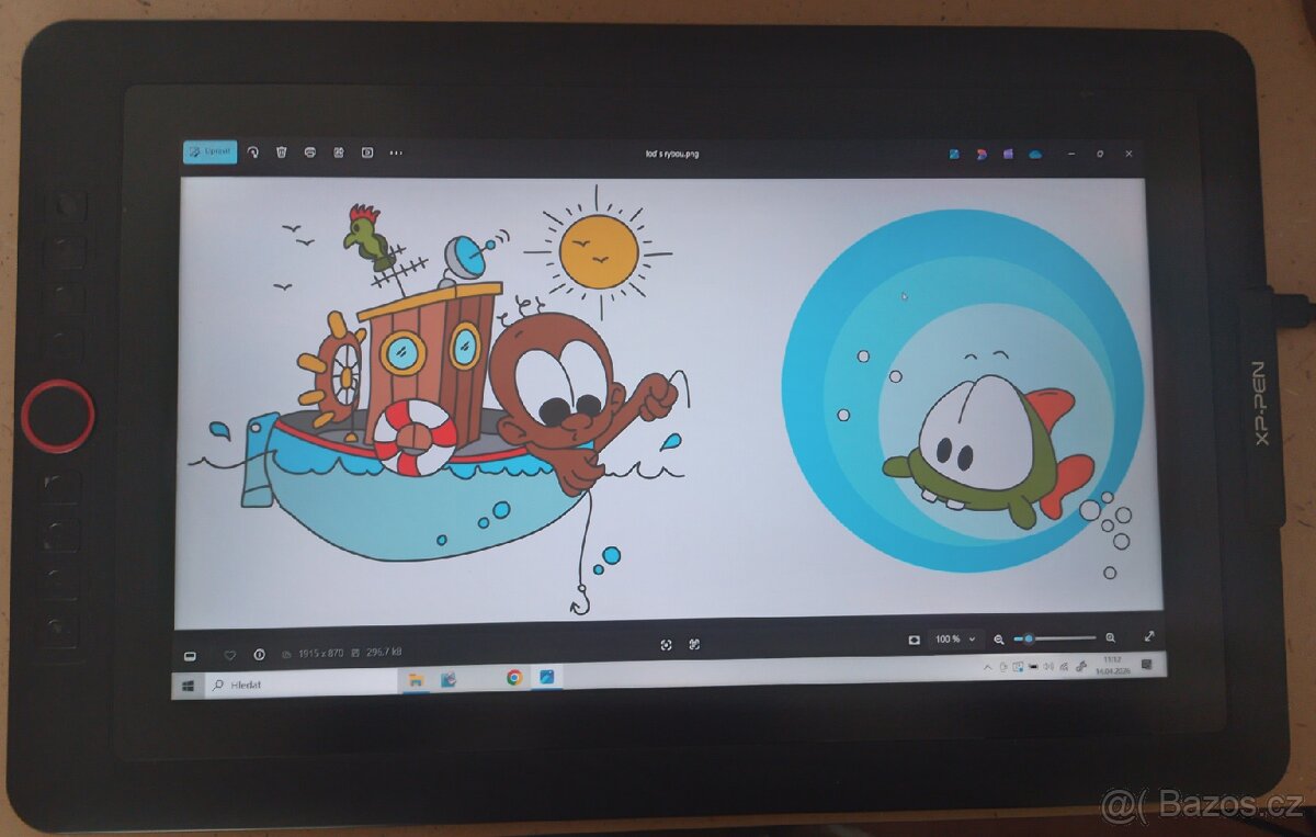 Grafický tablet XP-PEN 15,6 Pro - 7