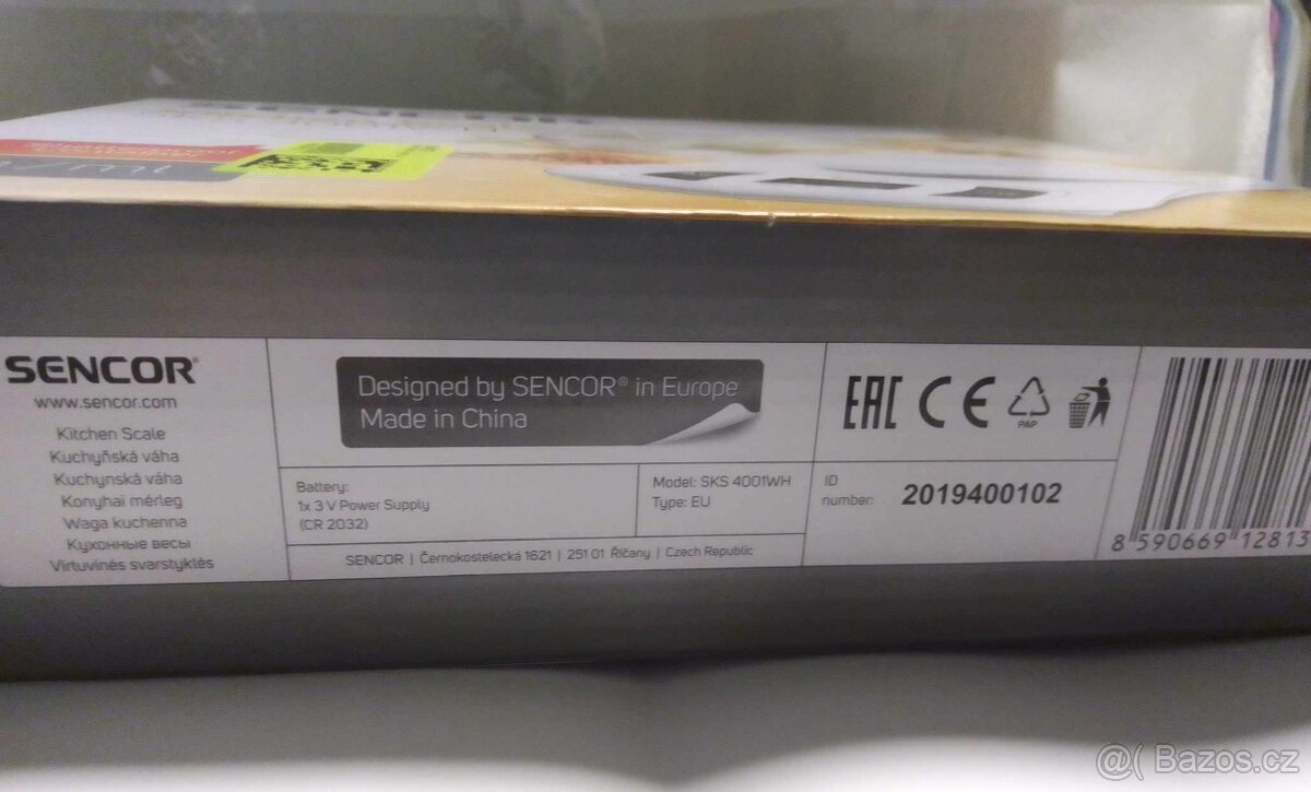 Sencor Kuchyňská digitální váha Kitchen Scale SKS 4001WH - 7