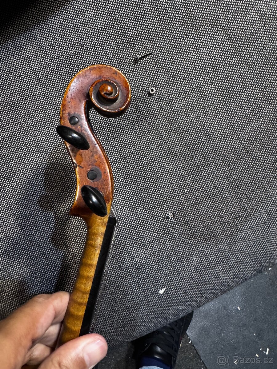 Prodám staré housle 4/4 Schönbach - 7