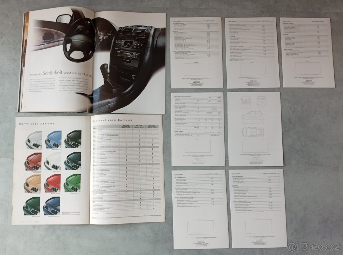 Mitsubishi Carisma, Pajero, Lancer - prospekty, katalogy - 7
