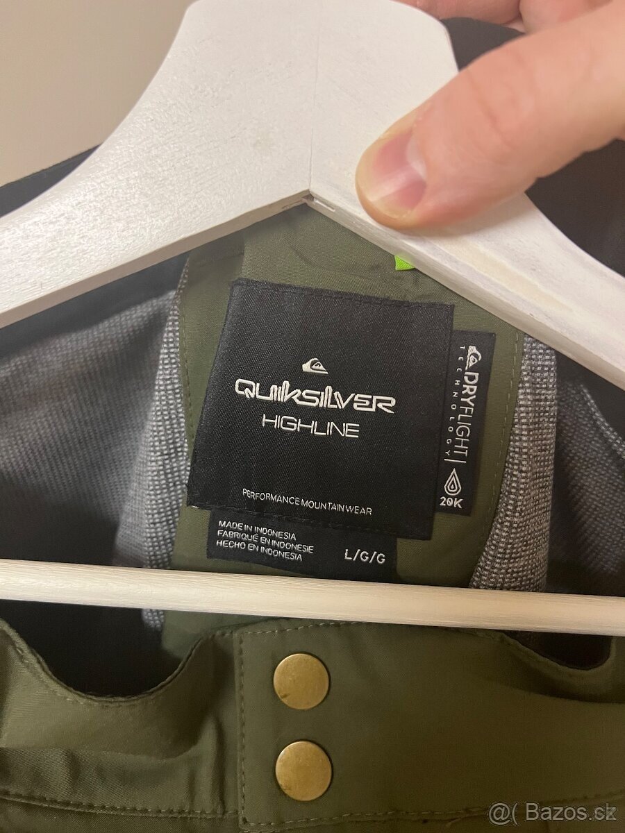 Quiksilver Utilty (grape leaf) L size snowboard ski nohavice - 7