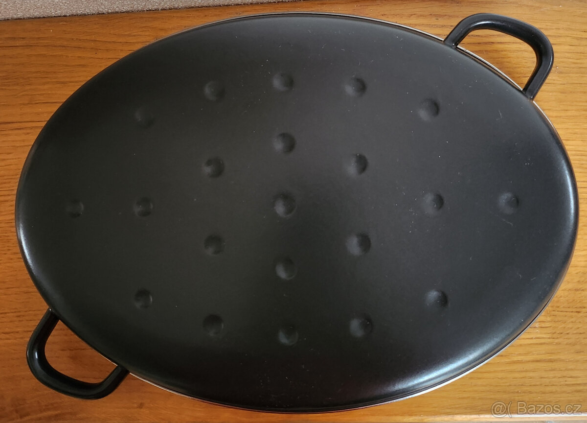 Smaltovaný dvoudílný pekáč - 7