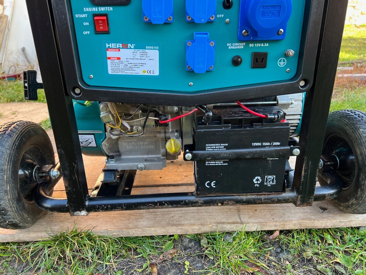 Elektrocentrála HERON 8896145, 17HP/8,2kW - 7