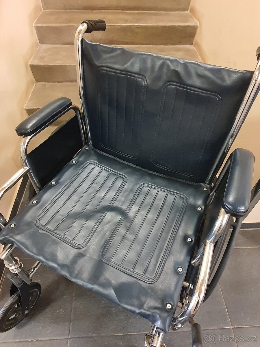 MAXI ŠIROKÝ zesílený značkový invalidní vozík - 7