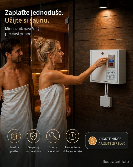 Timer box - Mincovnik pro pračku , časový spínač na mince - 7