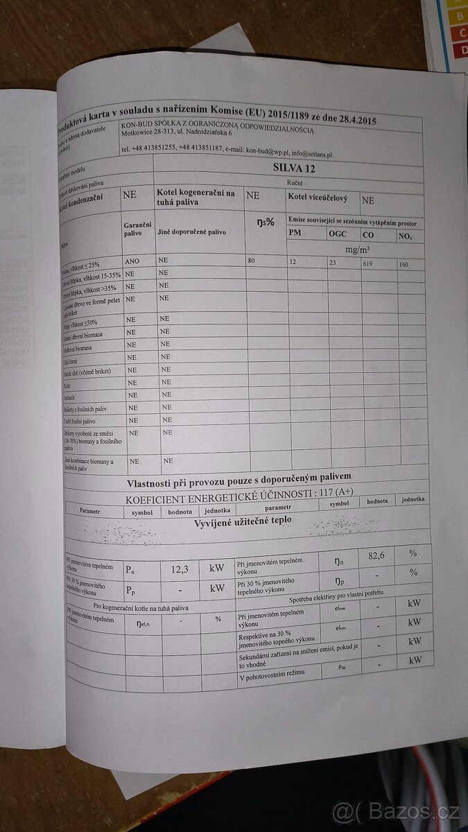 Kotel czechterm Silva 12 - 7