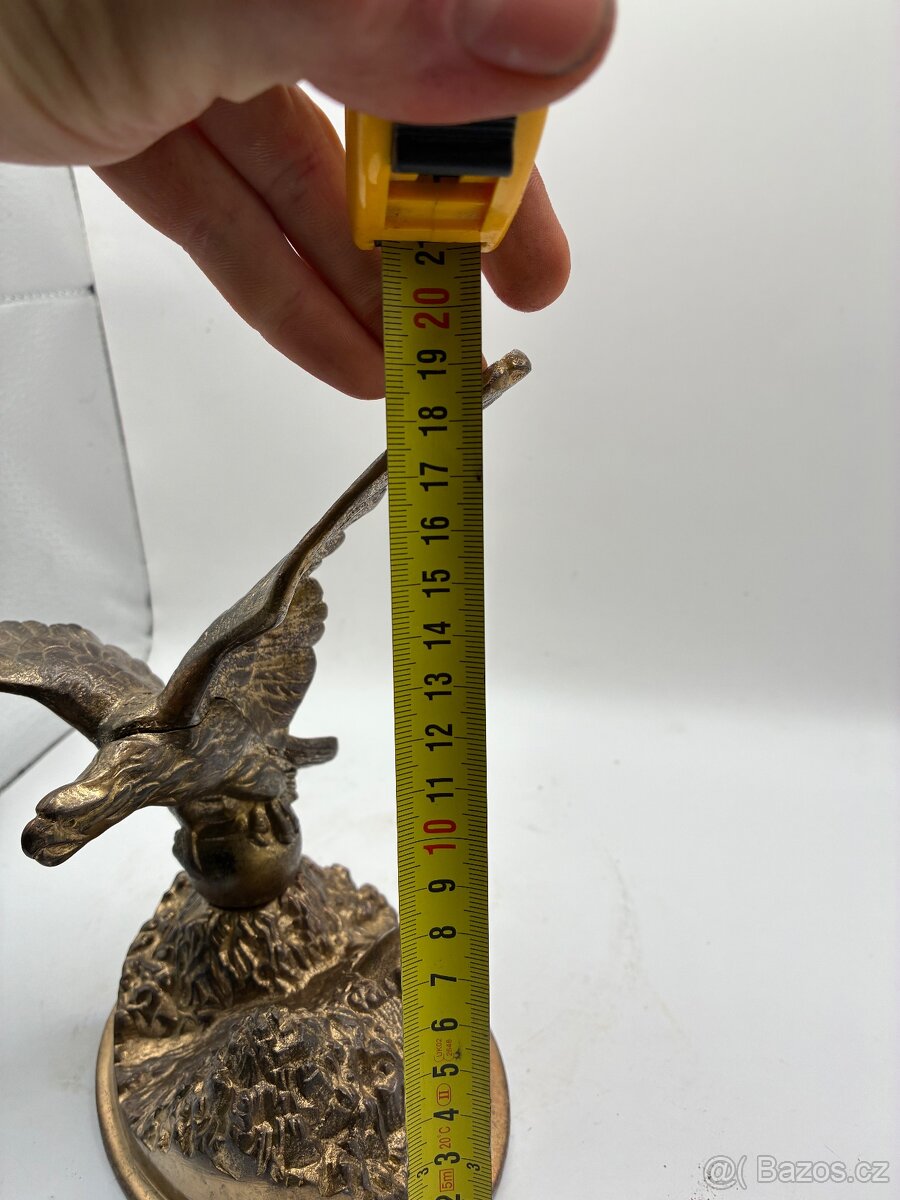 Mosdzná soška orla Turul - 7