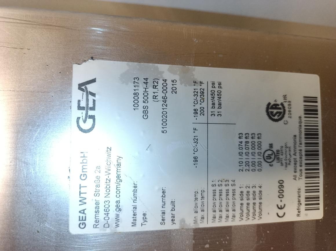 Prodám deskový výměník gbs 500h-44 - 7