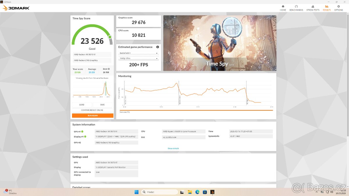 Herní PC AM5/Ryzen 5/RX 9070 XT/32GB RAM/1TB NVMe - 7