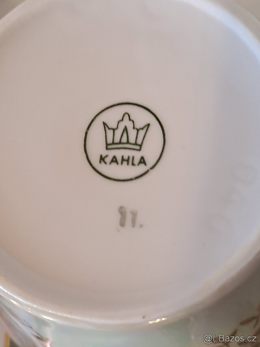 Porcelánová souprava KAHLA, 15dílná, bez vad, značená - 7