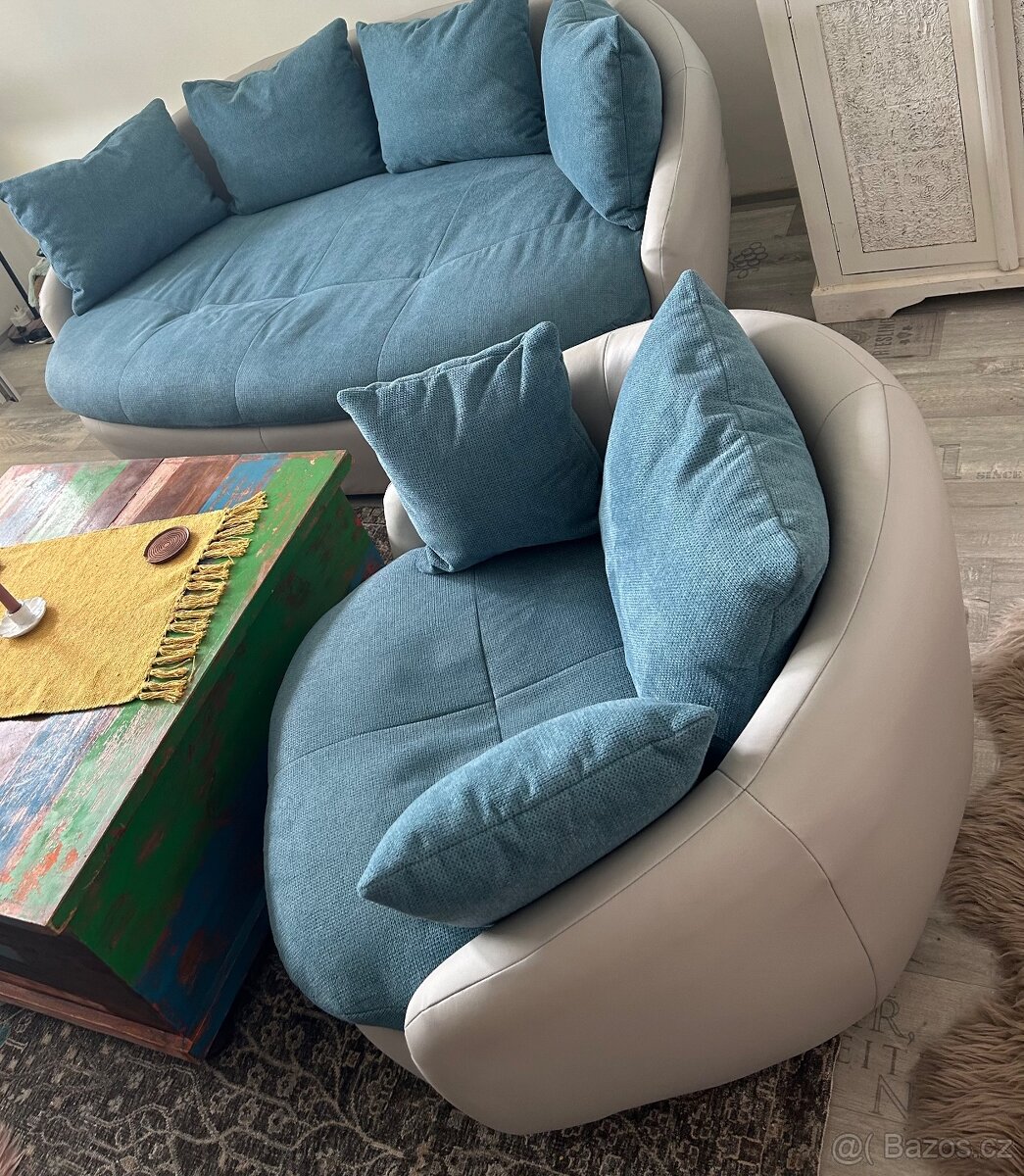 Sedací souprava oválná - 7