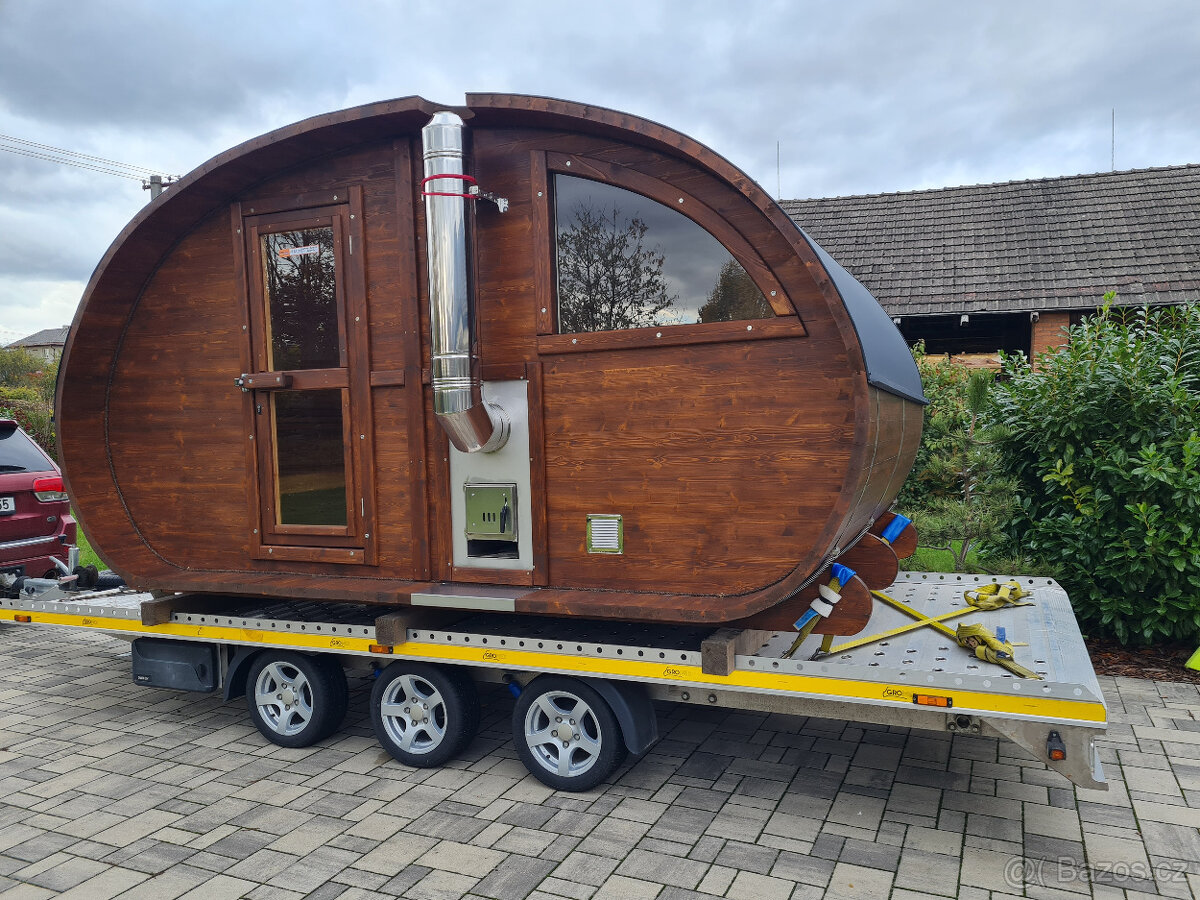 Oválná sauna s odpočívárnou - 7