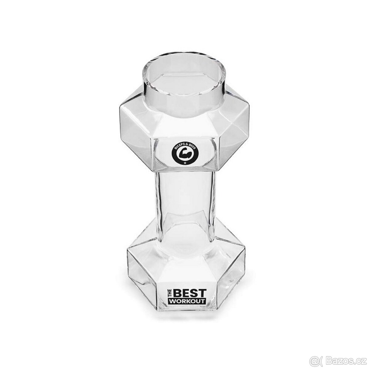 Pivní sklenice na pivo 600ml hantel (dárek) - 7