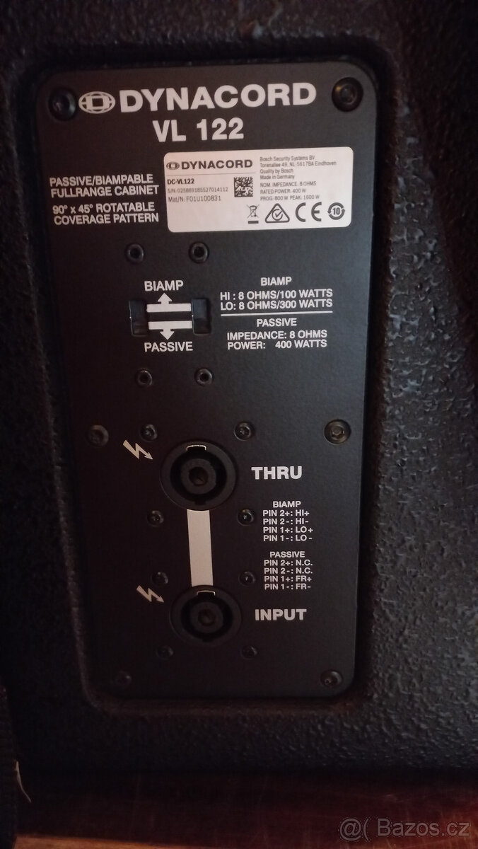 Dynacord VariLine 212, Sub 18, VariLine 122, L 3600 FD - 7