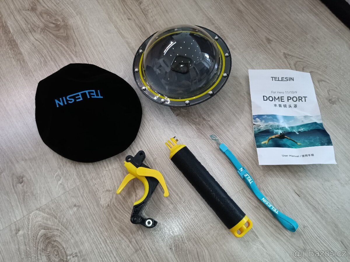 Telesin Vodotěsné Pouzdro 30m GoPro Hero 12/11/10/9 - 7