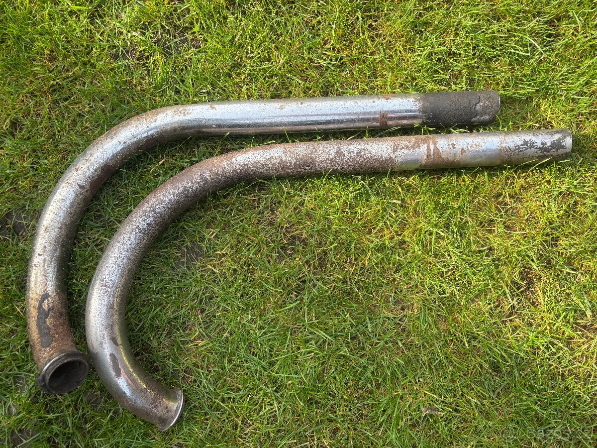 Koleno výfuku Jawa pérák - 7