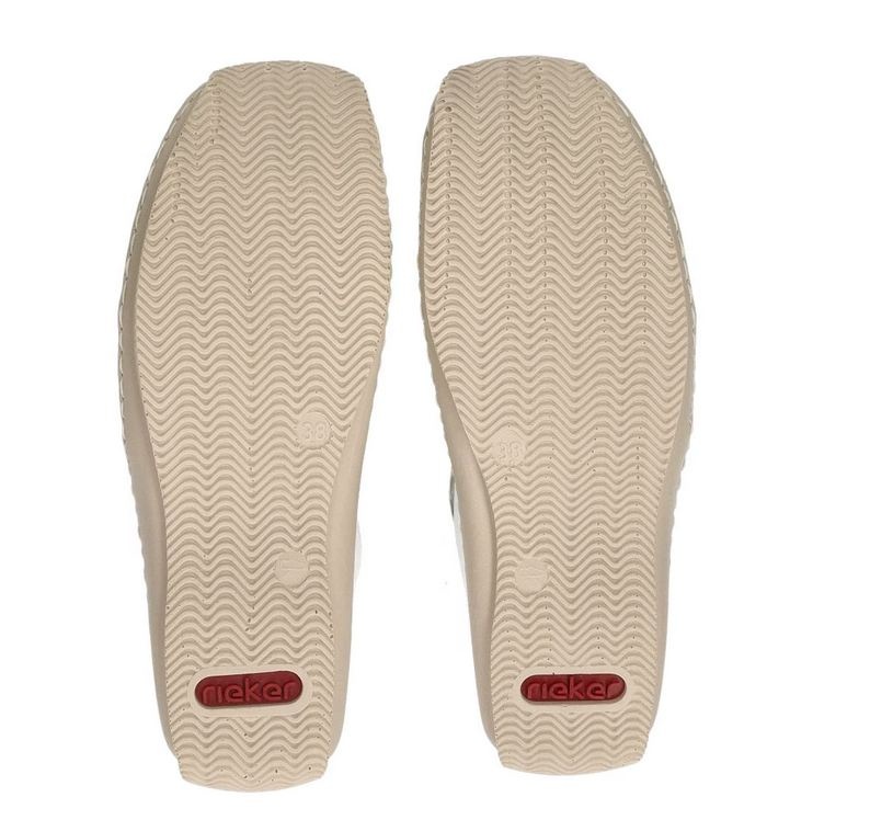 Bílé polobotky Rieker vel. 41 - 7