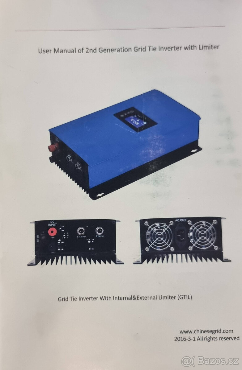 Střídač napětí SUN-1000GTII.2-LCD - 7