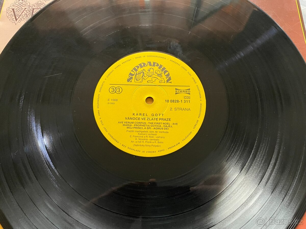 4x LP desky Karel Gott, 1x SP + originální plakát - 7