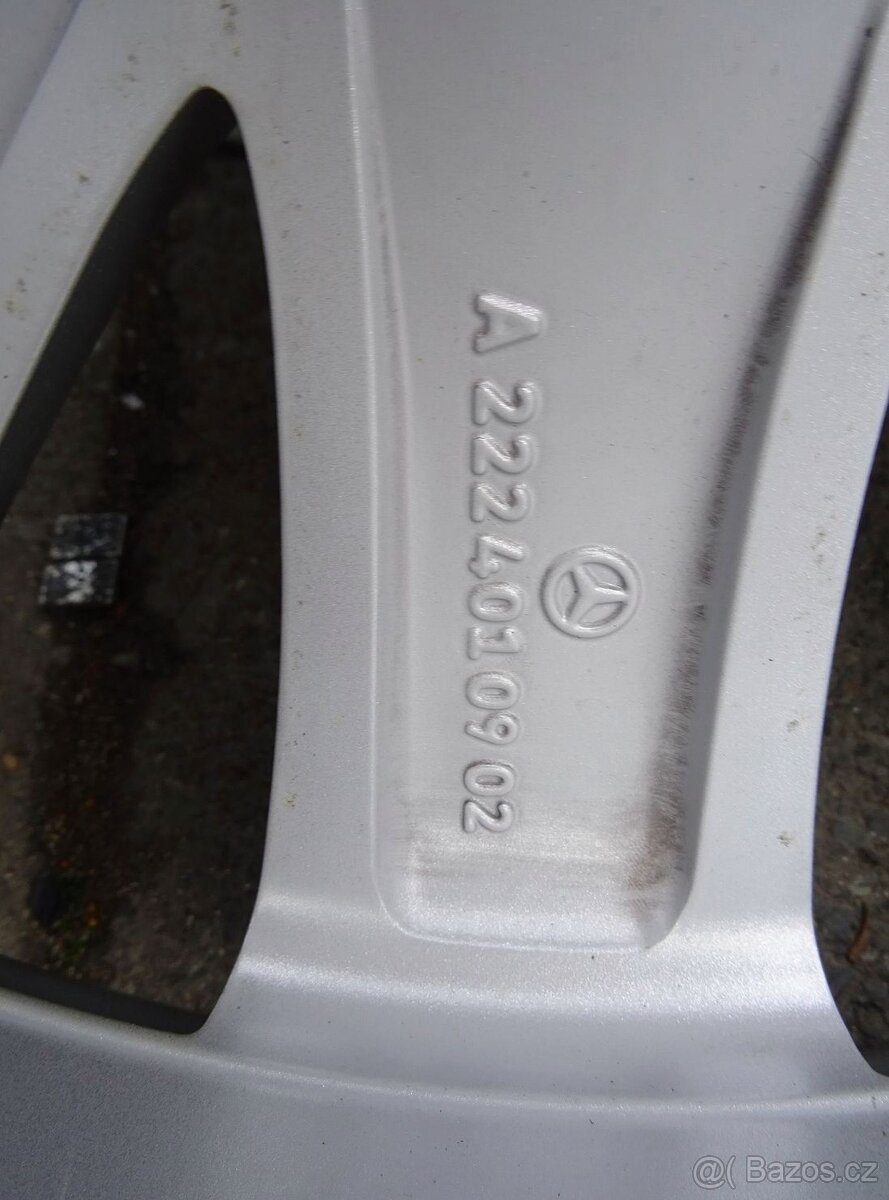 Alu disky originál Mercedes 18", 5x112 , ET 41,šíře disku 8 - 7