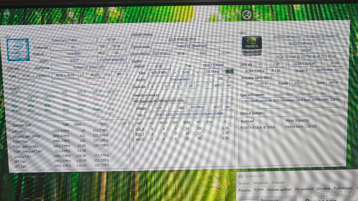 ASUS P7P55D PRO + Procesor Intel Core i7-860 + 8GB RAM - 7